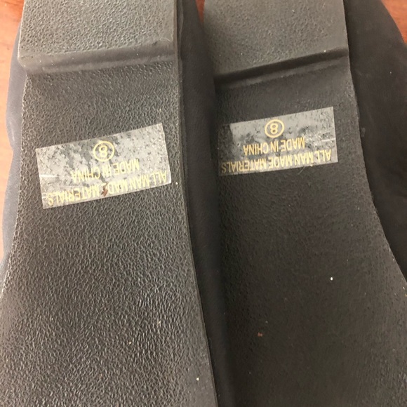 Women’s OLLIO BALLET FLATS. Black soft upper with silver decoration On toe. - Picture 7 of 7